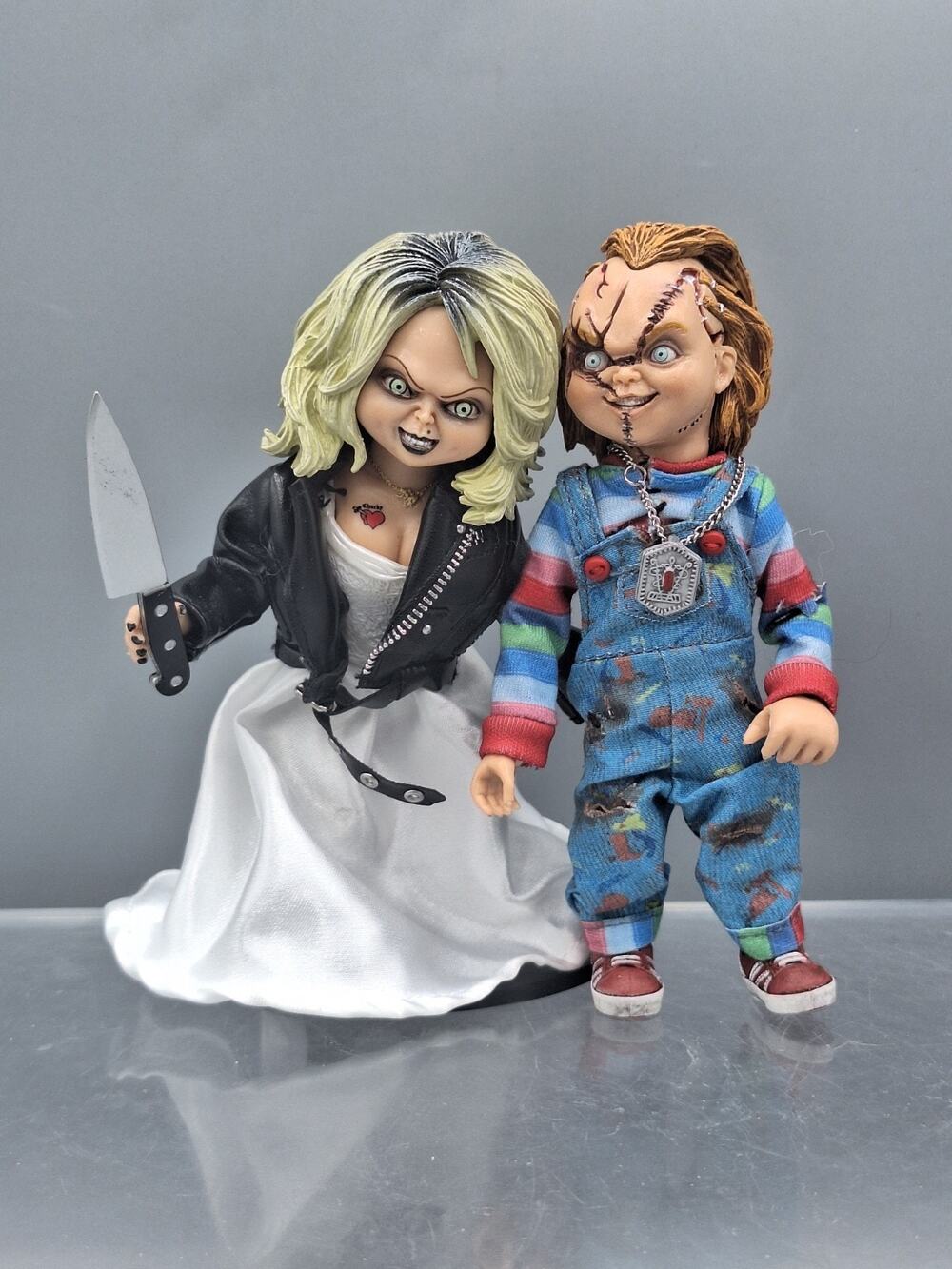 NECA~Bride of Chucky~Tiffany and Chucky~8" Clothed Action Figures~(42121)
